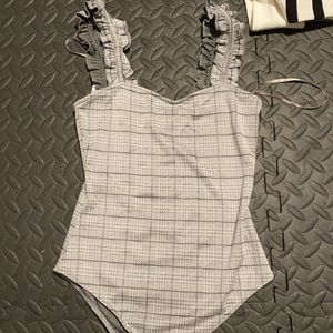 plaid bodysuit!